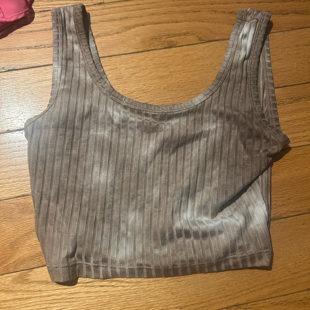 Amazon Brown Crop Top with Stylish Design